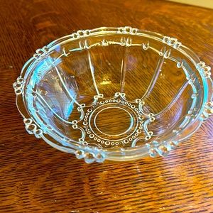 Vintage KIG oyster pearl Indonesian candy dish/bowl